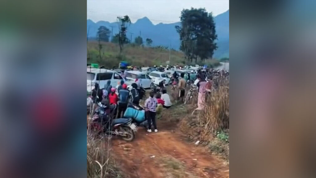 ၵူၼ်းမိူင်း ပၢႆႈဢွၵ်ႇမႃး တီႈဝဵင်းလၢဝ်ႇၵၢႆး