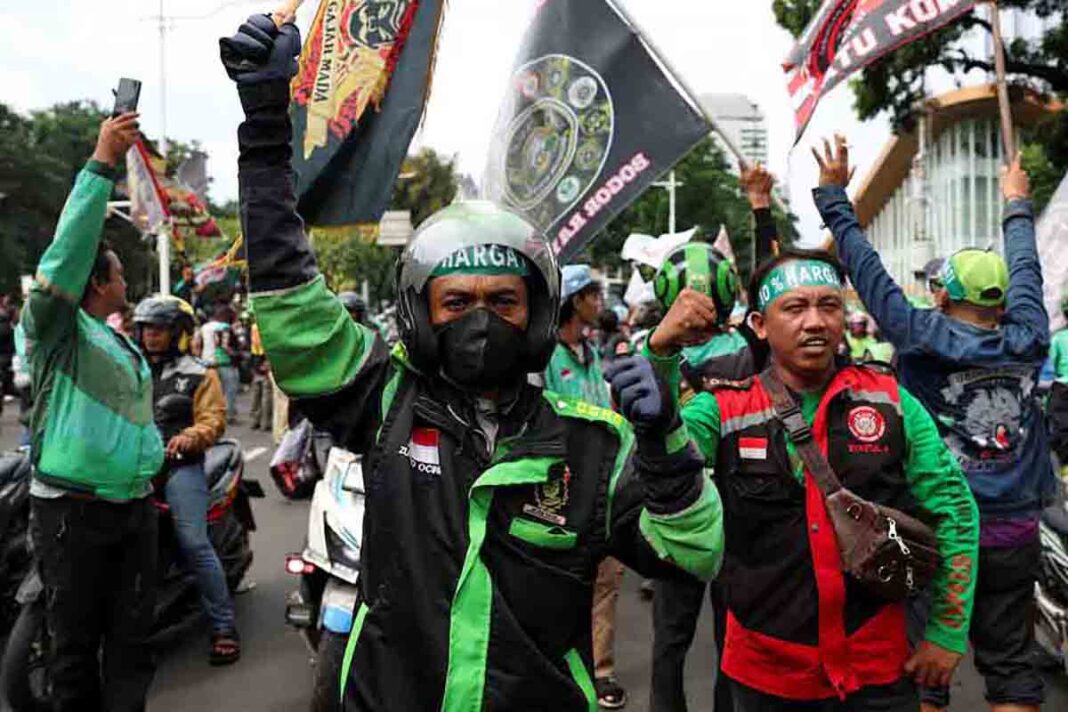 Ride-hailing-driversIndonesiaprotests