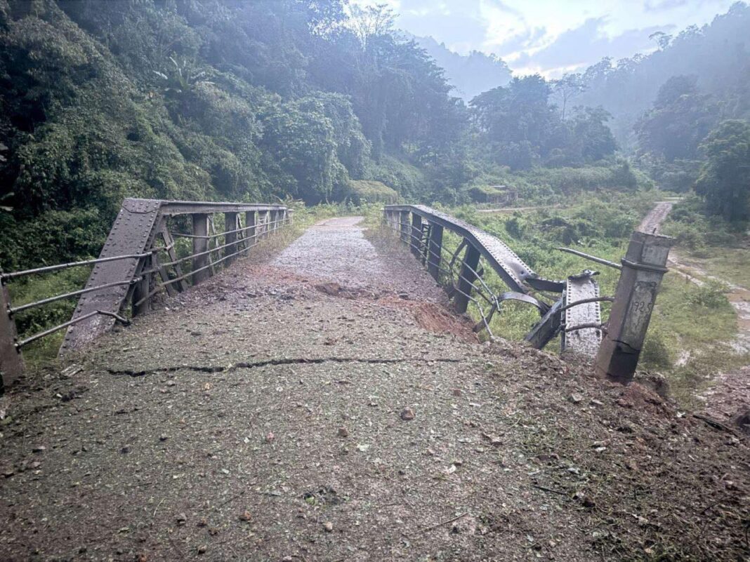 Nam Marng village bridge KME
