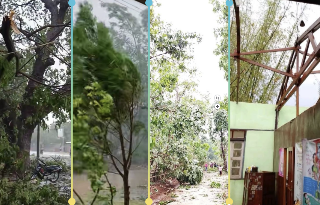 Storm at ywar Ngarn 8 April