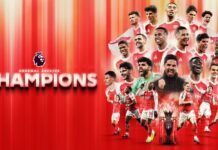 ႁိုင်ၶၢဝ်းတၢင်း 22 ပီယဝ်ႉ Arsenal ပဵၼ်ၶိုၼ်း ၶျႅၼ်ႊပီႊယၼ်ႊ တီႈ Premier League