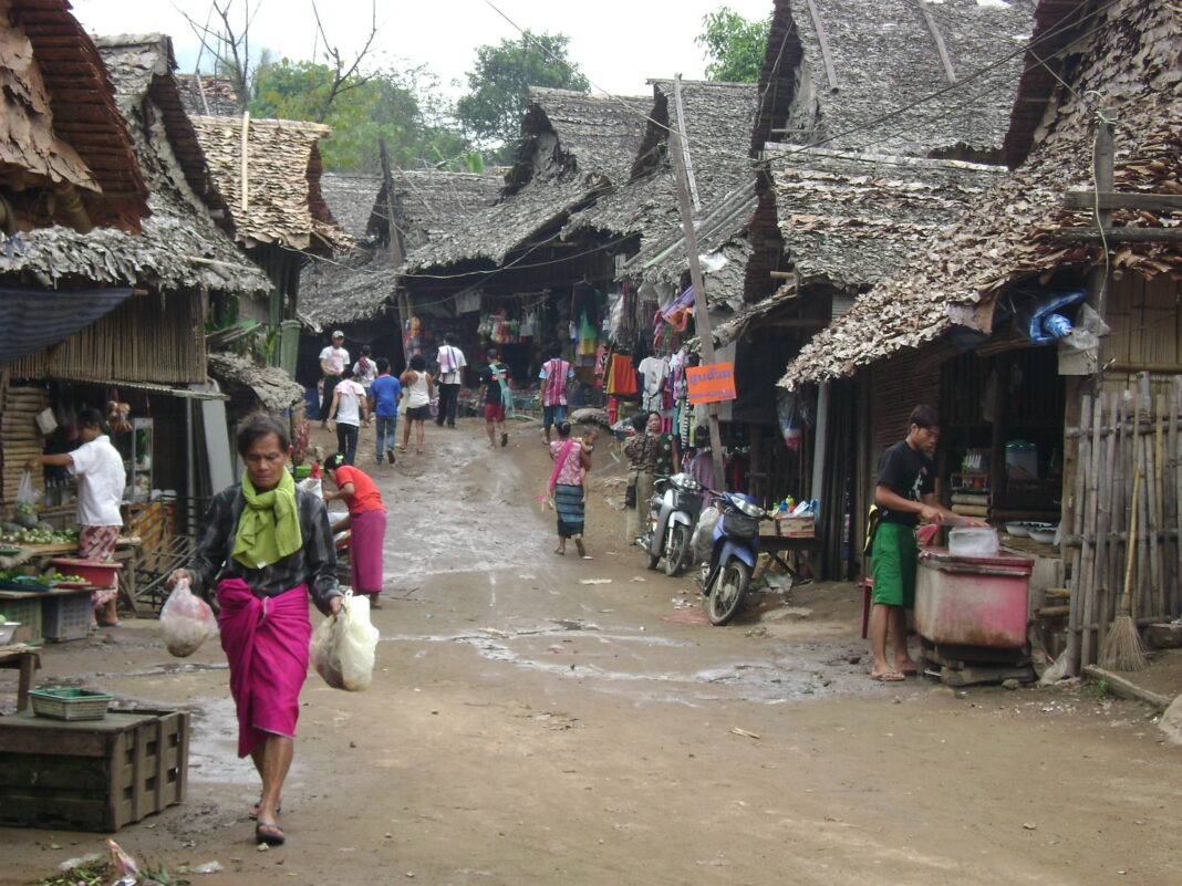 Refugees camp in Thailand
